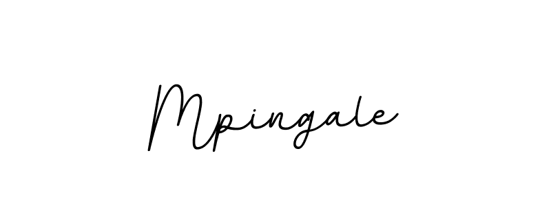 You should practise on your own different ways (BallpointsItalic-DORy9) to write your name (Mpingale) in signature. don't let someone else do it for you. Mpingale signature style 11 images and pictures png