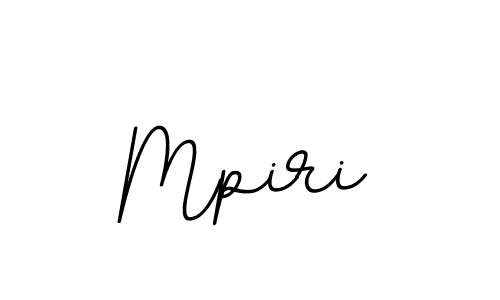 Design your own signature with our free online signature maker. With this signature software, you can create a handwritten (BallpointsItalic-DORy9) signature for name Mpiri. Mpiri signature style 11 images and pictures png
