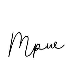 How to make Mpw name signature. Use BallpointsItalic-DORy9 style for creating short signs online. This is the latest handwritten sign. Mpw signature style 11 images and pictures png