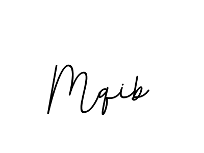 Use a signature maker to create a handwritten signature online. With this signature software, you can design (BallpointsItalic-DORy9) your own signature for name Mqib. Mqib signature style 11 images and pictures png