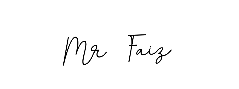 Design your own signature with our free online signature maker. With this signature software, you can create a handwritten (BallpointsItalic-DORy9) signature for name Mr  Faiz. Mr  Faiz signature style 11 images and pictures png