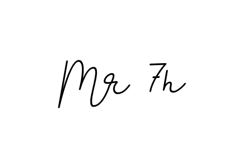 You should practise on your own different ways (BallpointsItalic-DORy9) to write your name (Mr 7h) in signature. don't let someone else do it for you. Mr 7h signature style 11 images and pictures png