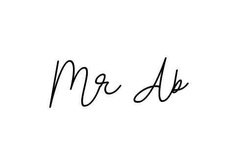 Make a beautiful signature design for name Mr Ab. With this signature (BallpointsItalic-DORy9) style, you can create a handwritten signature for free. Mr Ab signature style 11 images and pictures png