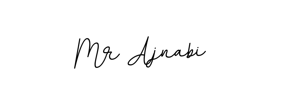 Design your own signature with our free online signature maker. With this signature software, you can create a handwritten (BallpointsItalic-DORy9) signature for name Mr Ajnabi. Mr Ajnabi signature style 11 images and pictures png