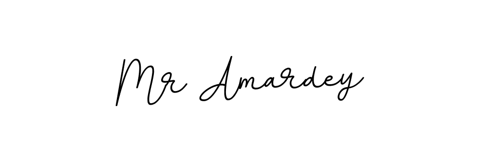 Design your own signature with our free online signature maker. With this signature software, you can create a handwritten (BallpointsItalic-DORy9) signature for name Mr Amardey. Mr Amardey signature style 11 images and pictures png