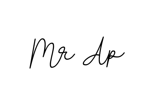 Use a signature maker to create a handwritten signature online. With this signature software, you can design (BallpointsItalic-DORy9) your own signature for name Mr Ap. Mr Ap signature style 11 images and pictures png