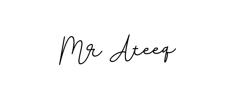 Design your own signature with our free online signature maker. With this signature software, you can create a handwritten (BallpointsItalic-DORy9) signature for name Mr Ateeq. Mr Ateeq signature style 11 images and pictures png