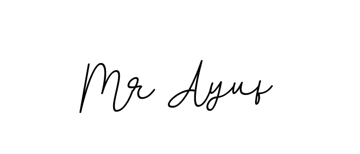 You can use this online signature creator to create a handwritten signature for the name Mr Ayuf. This is the best online autograph maker. Mr Ayuf signature style 11 images and pictures png