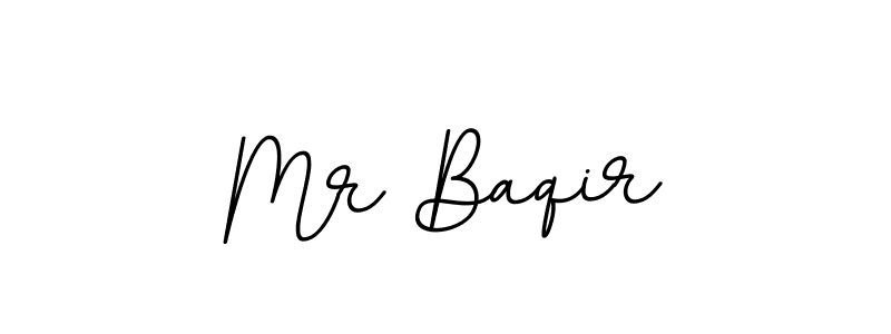 Create a beautiful signature design for name Mr Baqir. With this signature (BallpointsItalic-DORy9) fonts, you can make a handwritten signature for free. Mr Baqir signature style 11 images and pictures png