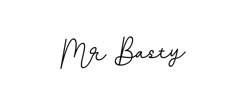 Use a signature maker to create a handwritten signature online. With this signature software, you can design (BallpointsItalic-DORy9) your own signature for name Mr Basty. Mr Basty signature style 11 images and pictures png