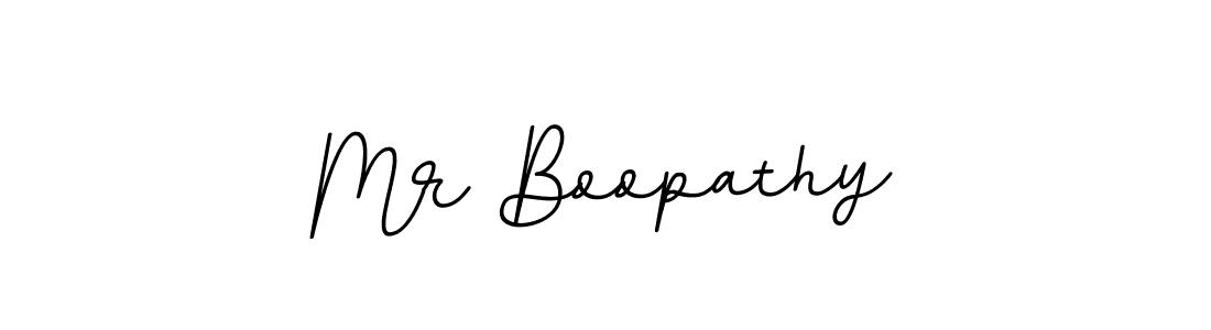 Design your own signature with our free online signature maker. With this signature software, you can create a handwritten (BallpointsItalic-DORy9) signature for name Mr Boopathy. Mr Boopathy signature style 11 images and pictures png