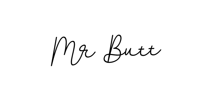 How to make Mr Butt name signature. Use BallpointsItalic-DORy9 style for creating short signs online. This is the latest handwritten sign. Mr Butt signature style 11 images and pictures png