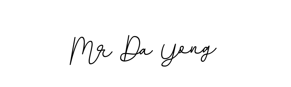 The best way (BallpointsItalic-DORy9) to make a short signature is to pick only two or three words in your name. The name Mr Da Yong include a total of six letters. For converting this name. Mr Da Yong signature style 11 images and pictures png