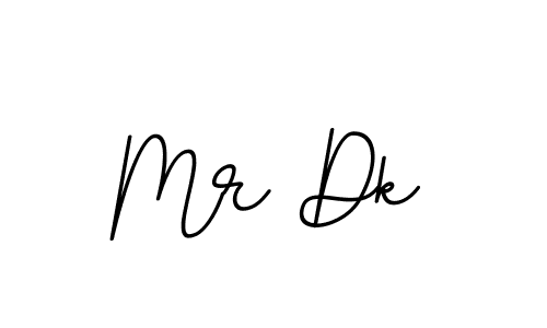 Design your own signature with our free online signature maker. With this signature software, you can create a handwritten (BallpointsItalic-DORy9) signature for name Mr Dk. Mr Dk signature style 11 images and pictures png