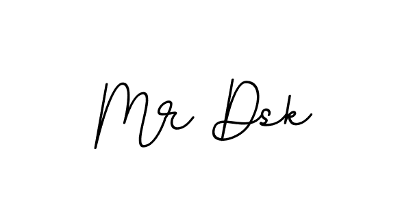 Make a beautiful signature design for name Mr Dsk. With this signature (BallpointsItalic-DORy9) style, you can create a handwritten signature for free. Mr Dsk signature style 11 images and pictures png