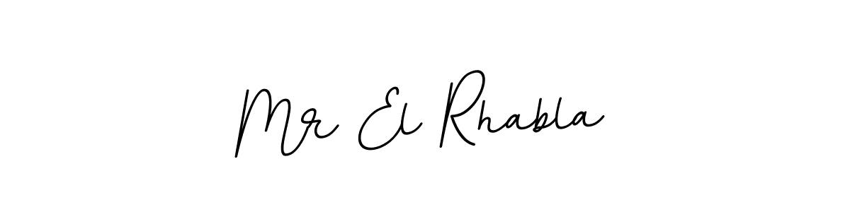 You should practise on your own different ways (BallpointsItalic-DORy9) to write your name (Mr El Rhabla) in signature. don't let someone else do it for you. Mr El Rhabla signature style 11 images and pictures png