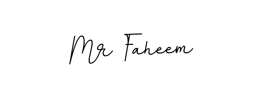 You should practise on your own different ways (BallpointsItalic-DORy9) to write your name (Mr Faheem) in signature. don't let someone else do it for you. Mr Faheem signature style 11 images and pictures png