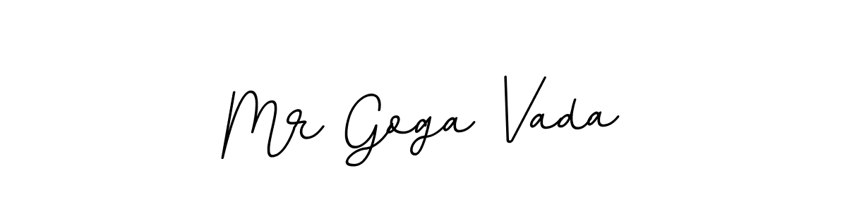 The best way (BallpointsItalic-DORy9) to make a short signature is to pick only two or three words in your name. The name Mr Goga Vada include a total of six letters. For converting this name. Mr Goga Vada signature style 11 images and pictures png