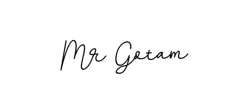 Make a beautiful signature design for name Mr Gotam. With this signature (BallpointsItalic-DORy9) style, you can create a handwritten signature for free. Mr Gotam signature style 11 images and pictures png