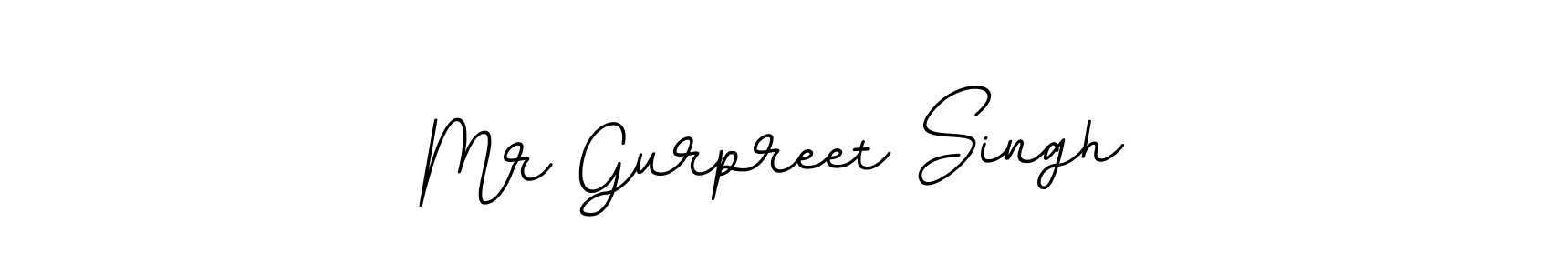 Use a signature maker to create a handwritten signature online. With this signature software, you can design (BallpointsItalic-DORy9) your own signature for name Mr Gurpreet Singh. Mr Gurpreet Singh signature style 11 images and pictures png
