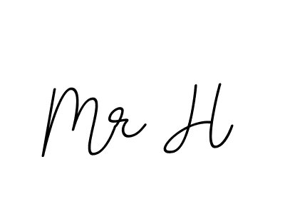 Also we have Mr H name is the best signature style. Create professional handwritten signature collection using BallpointsItalic-DORy9 autograph style. Mr H signature style 11 images and pictures png