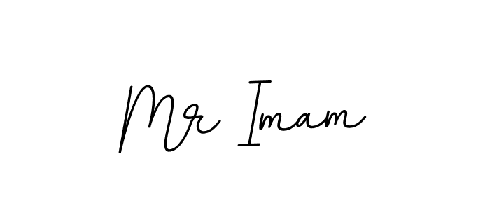 Design your own signature with our free online signature maker. With this signature software, you can create a handwritten (BallpointsItalic-DORy9) signature for name Mr Imam. Mr Imam signature style 11 images and pictures png