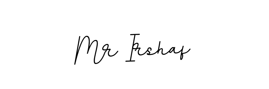 Create a beautiful signature design for name Mr Irshaf. With this signature (BallpointsItalic-DORy9) fonts, you can make a handwritten signature for free. Mr Irshaf signature style 11 images and pictures png