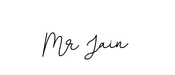 Use a signature maker to create a handwritten signature online. With this signature software, you can design (BallpointsItalic-DORy9) your own signature for name Mr Jain. Mr Jain signature style 11 images and pictures png