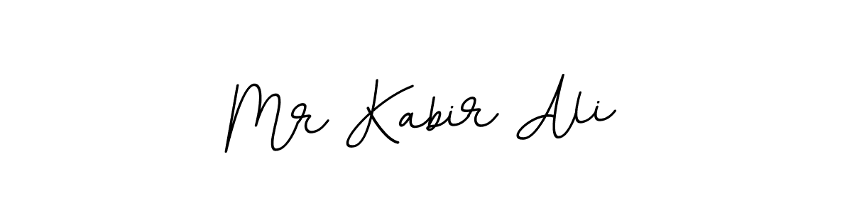 Design your own signature with our free online signature maker. With this signature software, you can create a handwritten (BallpointsItalic-DORy9) signature for name Mr Kabir Ali. Mr Kabir Ali signature style 11 images and pictures png