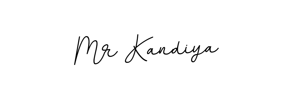 How to make Mr Kandiya name signature. Use BallpointsItalic-DORy9 style for creating short signs online. This is the latest handwritten sign. Mr Kandiya signature style 11 images and pictures png