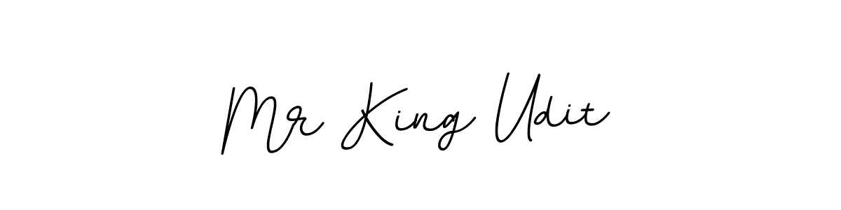 Mr King Udit stylish signature style. Best Handwritten Sign (BallpointsItalic-DORy9) for my name. Handwritten Signature Collection Ideas for my name Mr King Udit. Mr King Udit signature style 11 images and pictures png