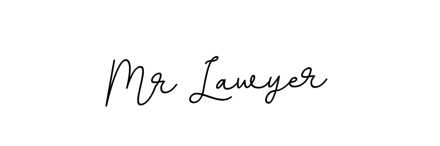 Use a signature maker to create a handwritten signature online. With this signature software, you can design (BallpointsItalic-DORy9) your own signature for name Mr Lawyer. Mr Lawyer signature style 11 images and pictures png