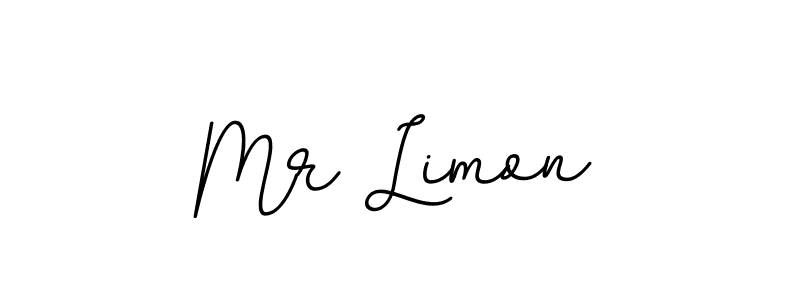 Design your own signature with our free online signature maker. With this signature software, you can create a handwritten (BallpointsItalic-DORy9) signature for name Mr Limon. Mr Limon signature style 11 images and pictures png