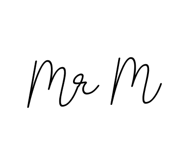 Use a signature maker to create a handwritten signature online. With this signature software, you can design (BallpointsItalic-DORy9) your own signature for name Mr M. Mr M signature style 11 images and pictures png