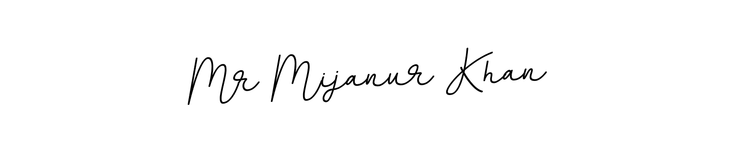 Design your own signature with our free online signature maker. With this signature software, you can create a handwritten (BallpointsItalic-DORy9) signature for name Mr Mijanur Khan. Mr Mijanur Khan signature style 11 images and pictures png