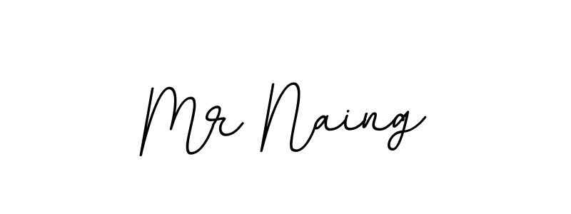 Make a beautiful signature design for name Mr Naing. With this signature (BallpointsItalic-DORy9) style, you can create a handwritten signature for free. Mr Naing signature style 11 images and pictures png