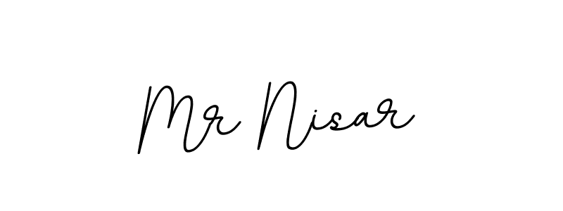 Also You can easily find your signature by using the search form. We will create Mr Nisar name handwritten signature images for you free of cost using BallpointsItalic-DORy9 sign style. Mr Nisar signature style 11 images and pictures png