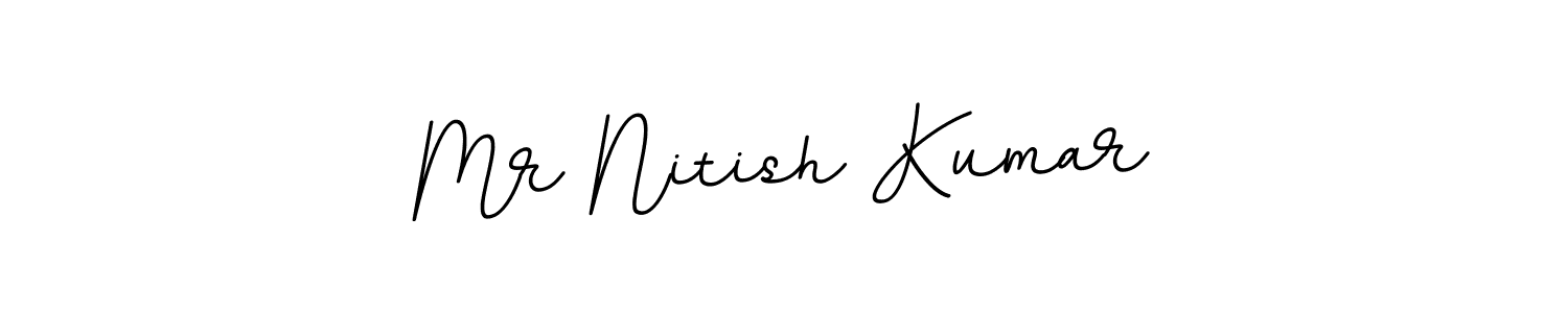 Mr Nitish Kumar stylish signature style. Best Handwritten Sign (BallpointsItalic-DORy9) for my name. Handwritten Signature Collection Ideas for my name Mr Nitish Kumar. Mr Nitish Kumar signature style 11 images and pictures png