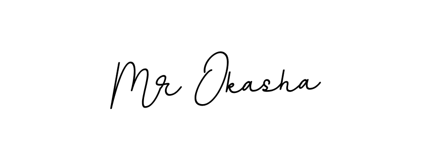 Design your own signature with our free online signature maker. With this signature software, you can create a handwritten (BallpointsItalic-DORy9) signature for name Mr Okasha. Mr Okasha signature style 11 images and pictures png