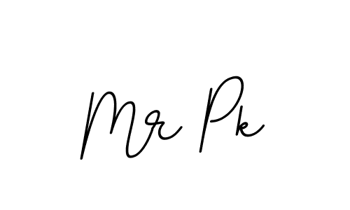 Use a signature maker to create a handwritten signature online. With this signature software, you can design (BallpointsItalic-DORy9) your own signature for name Mr Pk. Mr Pk signature style 11 images and pictures png