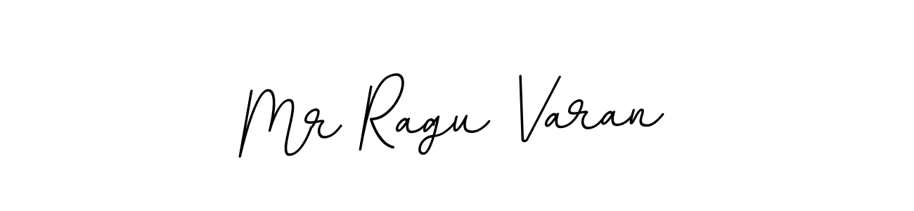 The best way (BallpointsItalic-DORy9) to make a short signature is to pick only two or three words in your name. The name Mr Ragu Varan include a total of six letters. For converting this name. Mr Ragu Varan signature style 11 images and pictures png