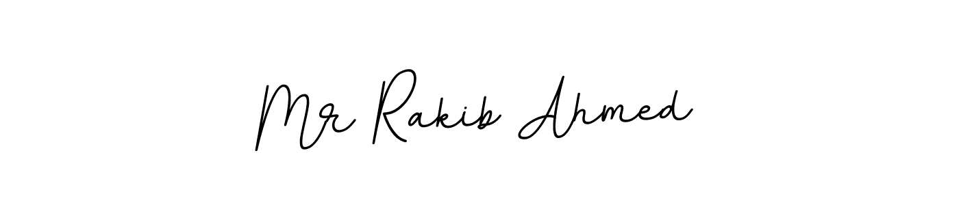 The best way (BallpointsItalic-DORy9) to make a short signature is to pick only two or three words in your name. The name Mr Rakib Ahmed include a total of six letters. For converting this name. Mr Rakib Ahmed signature style 11 images and pictures png