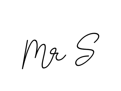 How to make Mr S name signature. Use BallpointsItalic-DORy9 style for creating short signs online. This is the latest handwritten sign. Mr S signature style 11 images and pictures png