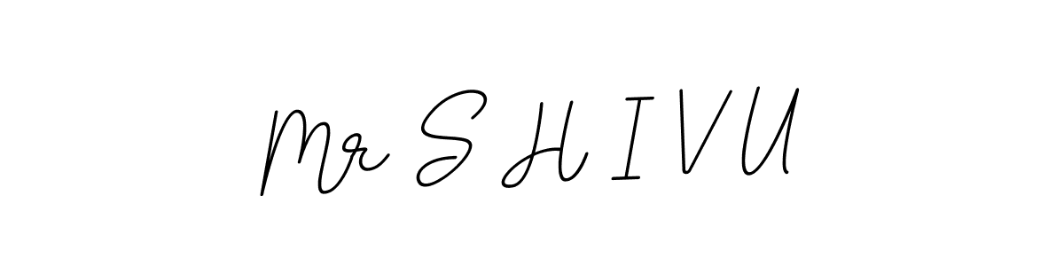Create a beautiful signature design for name Mr S H I V U. With this signature (BallpointsItalic-DORy9) fonts, you can make a handwritten signature for free. Mr S H I V U signature style 11 images and pictures png