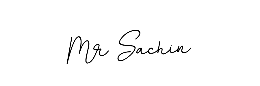 Mr Sachin stylish signature style. Best Handwritten Sign (BallpointsItalic-DORy9) for my name. Handwritten Signature Collection Ideas for my name Mr Sachin. Mr Sachin signature style 11 images and pictures png
