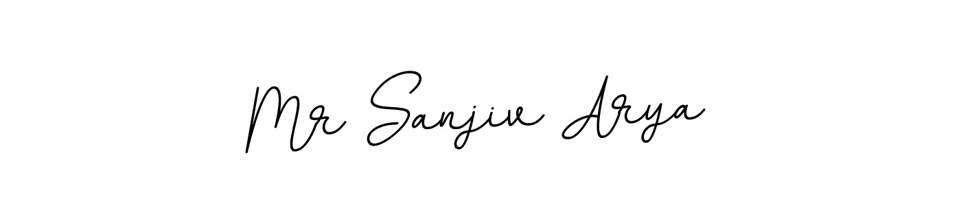 Mr Sanjiv Arya stylish signature style. Best Handwritten Sign (BallpointsItalic-DORy9) for my name. Handwritten Signature Collection Ideas for my name Mr Sanjiv Arya. Mr Sanjiv Arya signature style 11 images and pictures png