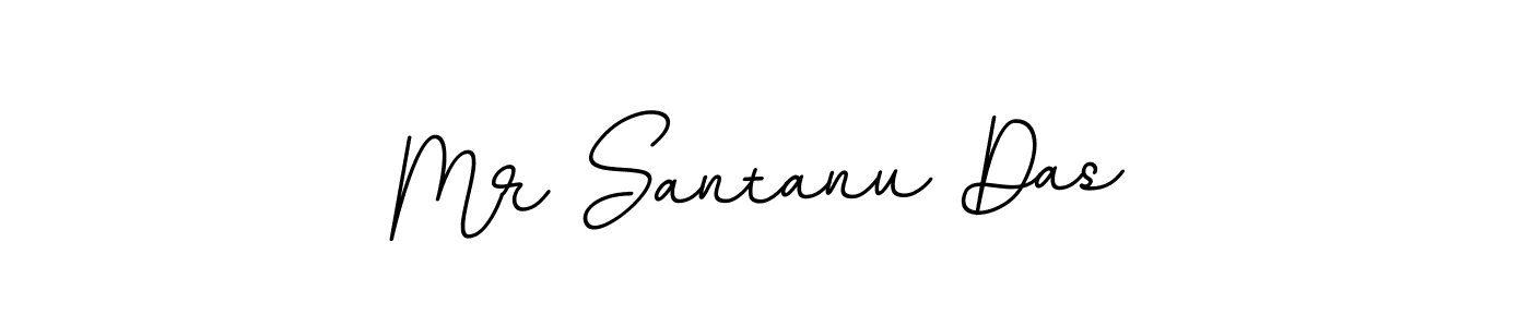 How to make Mr Santanu Das name signature. Use BallpointsItalic-DORy9 style for creating short signs online. This is the latest handwritten sign. Mr Santanu Das signature style 11 images and pictures png