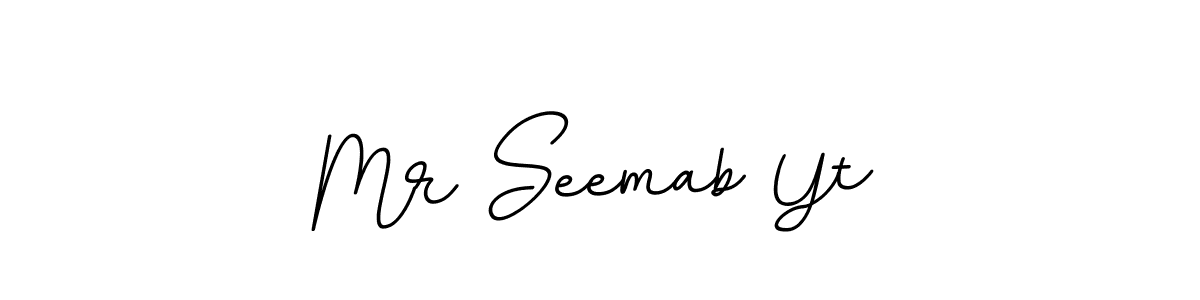 Also we have Mr Seemab Yt name is the best signature style. Create professional handwritten signature collection using BallpointsItalic-DORy9 autograph style. Mr Seemab Yt signature style 11 images and pictures png