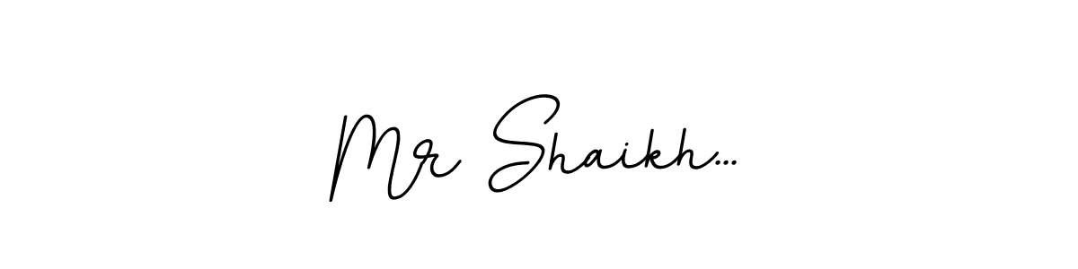 if you are searching for the best signature style for your name Mr Shaikh.... so please give up your signature search. here we have designed multiple signature styles  using BallpointsItalic-DORy9. Mr Shaikh... signature style 11 images and pictures png