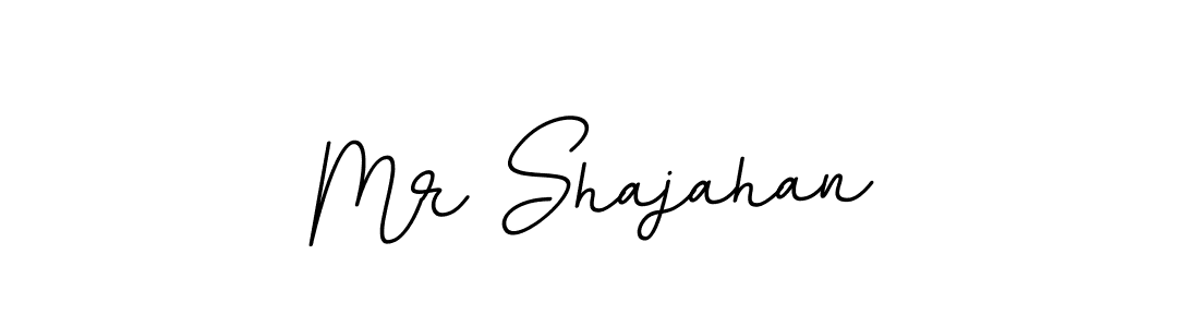 Design your own signature with our free online signature maker. With this signature software, you can create a handwritten (BallpointsItalic-DORy9) signature for name Mr Shajahan. Mr Shajahan signature style 11 images and pictures png